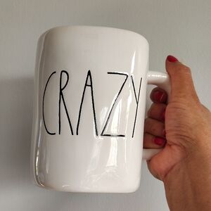 Rae Dunn 'CRAZY' Mug